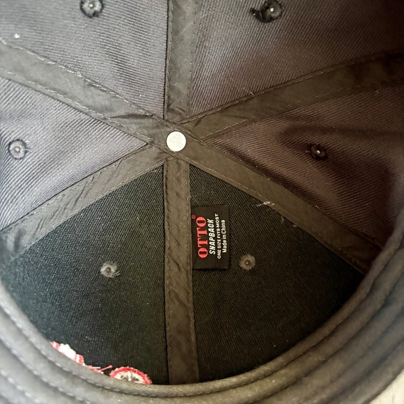 Eldora Logo Colorado Ski Resort Dark Gray & Red Adjustable Baseball Cap - Picture 9 of 13